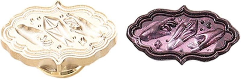 Wedding Invitation Envelope Seal Stamp Head Replacement with Exquisite Pattern - Image 5